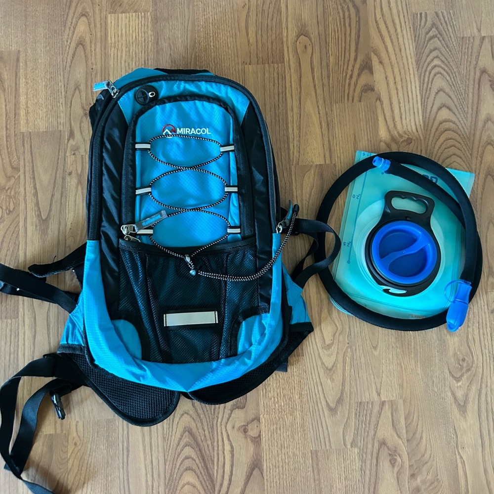 Blue Hydration Backpack